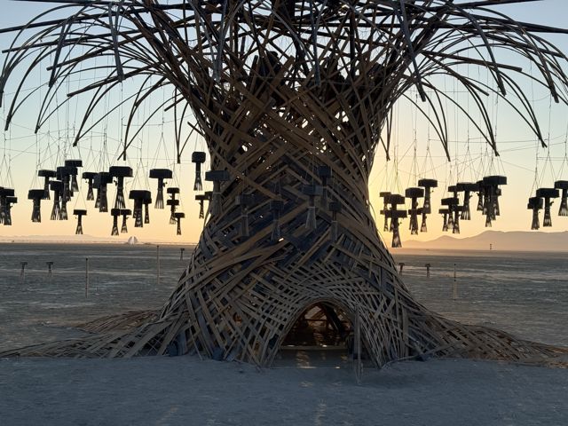 The doorway at dawn.